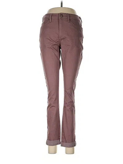 Pre-owned Lc Lauren Conrad Casual Pants In Burgundy