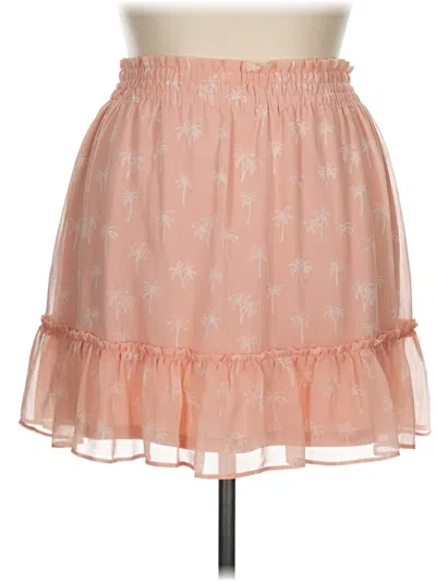 Pre-owned Lc Lauren Conrad Casual Skirt In Pink