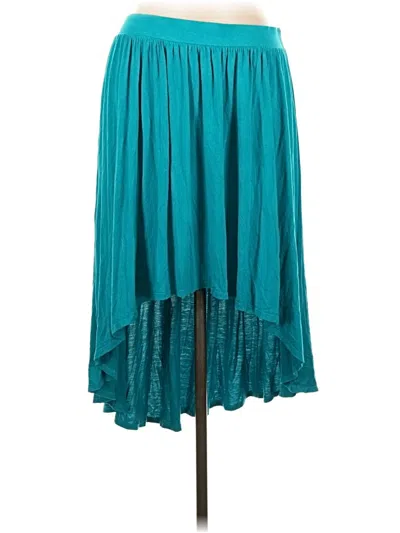 Pre-owned Lc Lauren Conrad Casual Skirt In Teal
