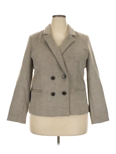 Pre-owned Lc Lauren Conrad Coat In Gray