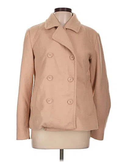 Pre-owned Lc Lauren Conrad Coat In Tan