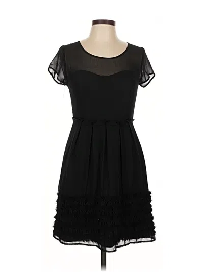 Pre-owned Lc Lauren Conrad Cocktail Dress In Black