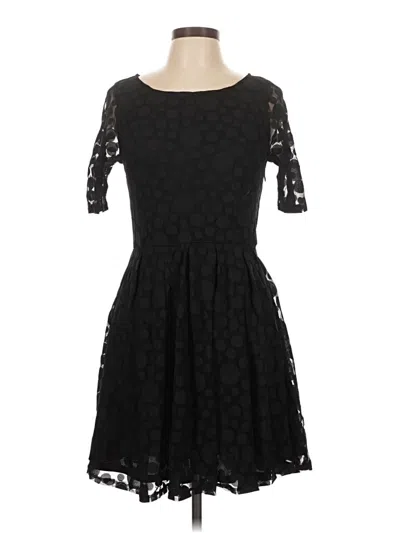 Pre-owned Lc Lauren Conrad Cocktail Dress In Black