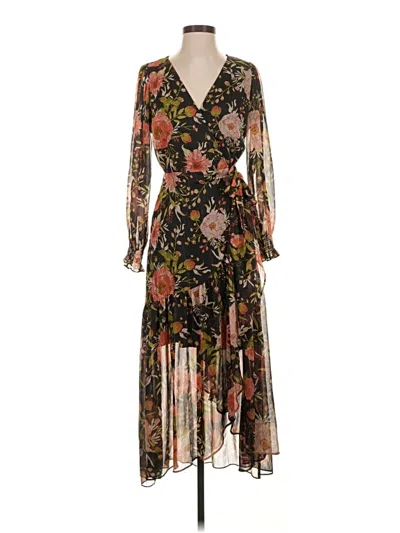 Pre-owned Lc Lauren Conrad Cocktail Dress In Brown