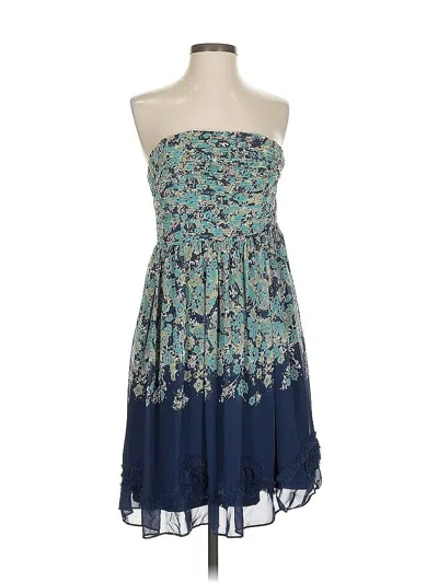 Pre-owned Lc Lauren Conrad Cocktail Dress In Green