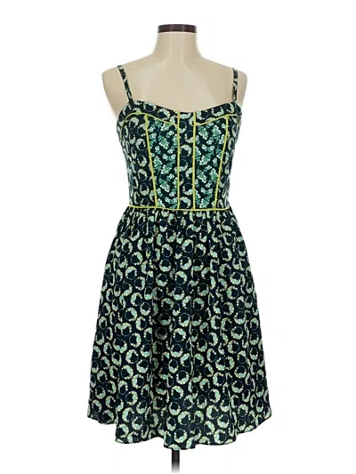 Pre-owned Lc Lauren Conrad Cocktail Dress In Green