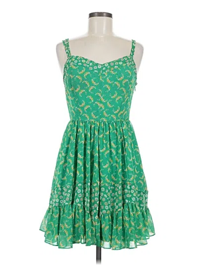 Pre-owned Lc Lauren Conrad Cocktail Dress In Green