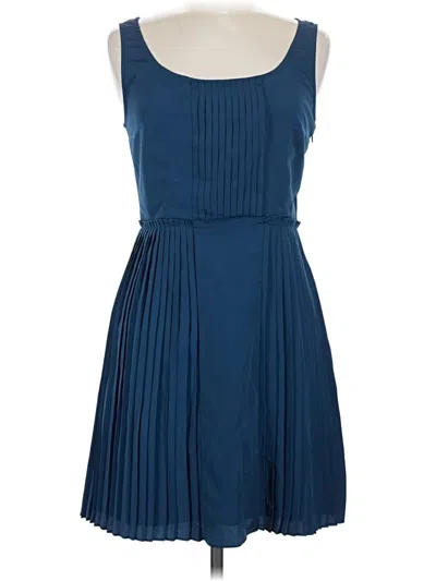 Pre-owned Lc Lauren Conrad Formal Skirt In Blue