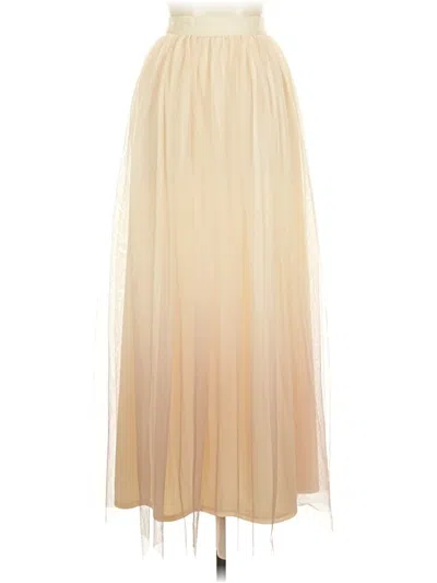 Pre-owned Lc Lauren Conrad Formal Skirt In Ivory