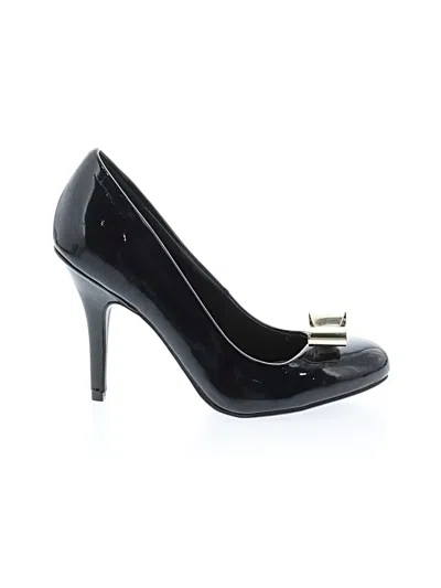 Pre-owned Lc Lauren Conrad Heels In Black