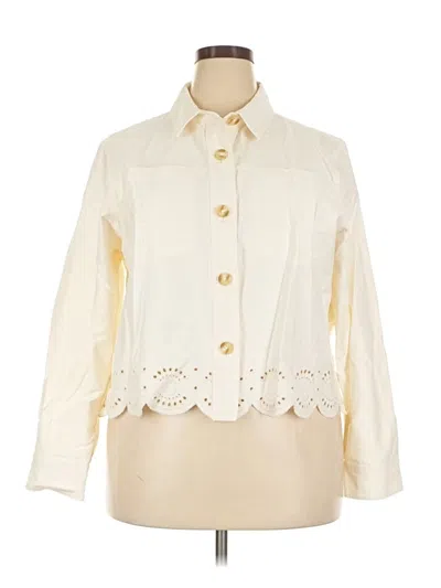 Pre-owned Lc Lauren Conrad Jacket In Ivory