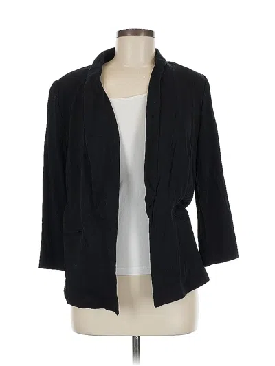 Pre-owned Lc Lauren Conrad Kimono In Black