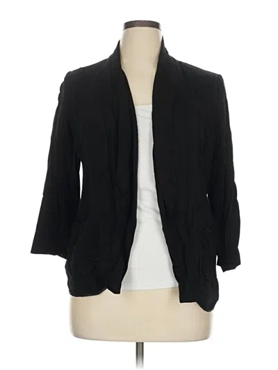 Pre-owned Lc Lauren Conrad Kimono In Black