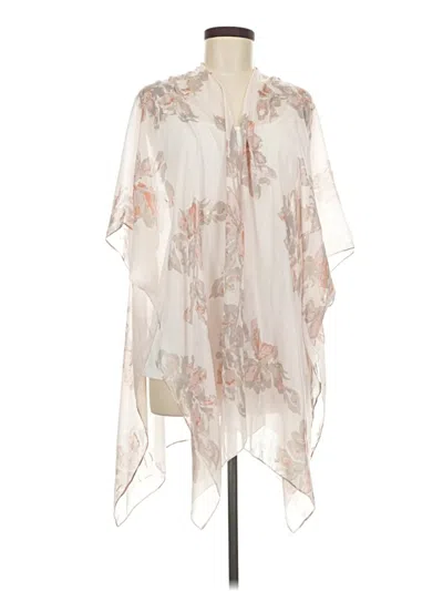Pre-owned Lc Lauren Conrad Kimono In Ivory