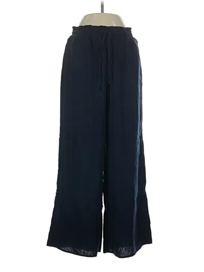 Pre-owned Lc Lauren Conrad Linen Pants In Blue