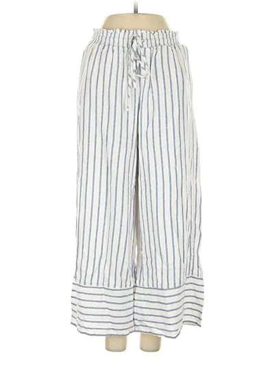 Pre-owned Lc Lauren Conrad Linen Pants In White
