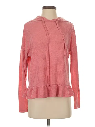 Pre-owned Lc Lauren Conrad Long Sleeve Top Pink Cowl Neck Tops