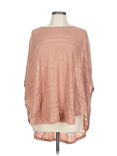Pre-owned Lc Lauren Conrad Poncho In Pink