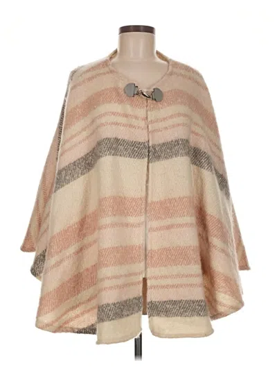 Pre-owned Lc Lauren Conrad Poncho In Tan