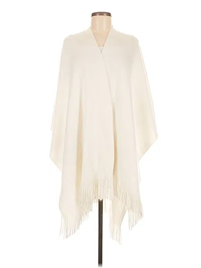 Pre-owned Lc Lauren Conrad Poncho In White