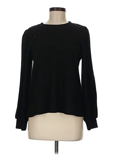Pre-owned Lc Lauren Conrad Pullover Sweater In Black
