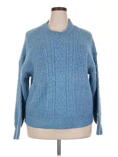 Pre-owned Lc Lauren Conrad Pullover Sweater In Blue