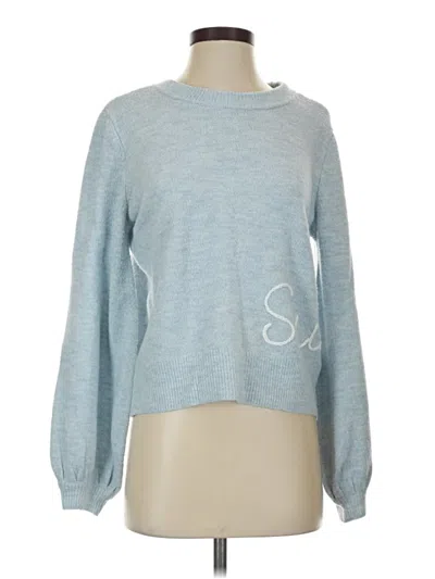 Pre-owned Lc Lauren Conrad Pullover Sweater In Blue