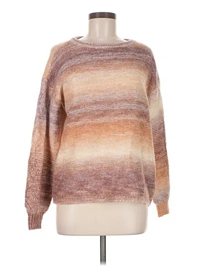 Pre-owned Lc Lauren Conrad Pullover Sweater In Brown