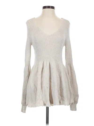 Pre-owned Lc Lauren Conrad Pullover Sweater In Gray