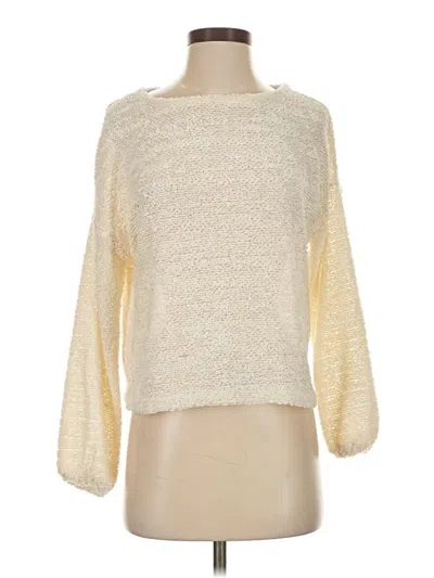 Pre-owned Lc Lauren Conrad Pullover Sweater In Ivory