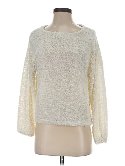 Pre-owned Lc Lauren Conrad Pullover Sweater In Ivory