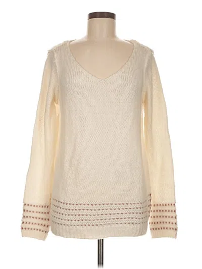 Pre-owned Lc Lauren Conrad Pullover Sweater In Ivory