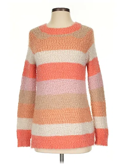 Pre-owned Lc Lauren Conrad Pullover Sweater In Orange