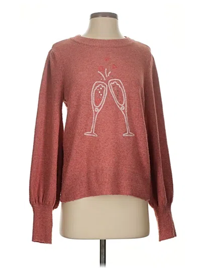 Pre-owned Lc Lauren Conrad Pullover Sweater In Pink