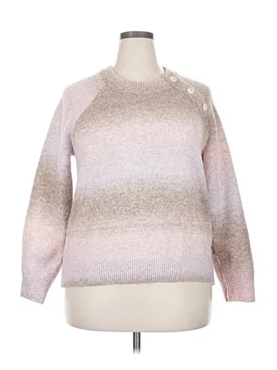 Pre-owned Lc Lauren Conrad Pullover Sweater In Pink