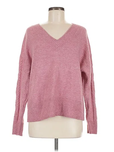 Pre-owned Lc Lauren Conrad Pullover Sweater In Pink
