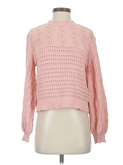 Pre-owned Lc Lauren Conrad Pullover Sweater In Pink