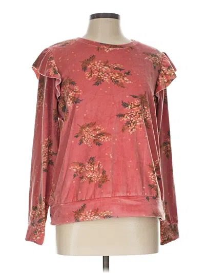Pre-owned Lc Lauren Conrad Pullover Sweater In Pink