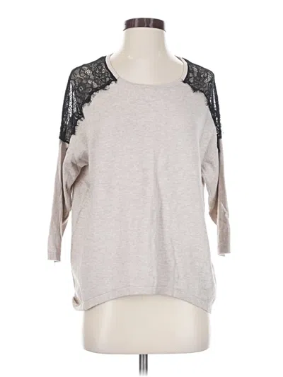 Pre-owned Lc Lauren Conrad Pullover Sweater In Tan