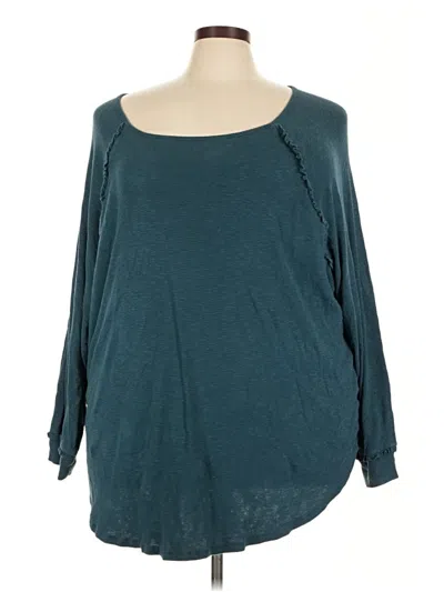 Pre-owned Lc Lauren Conrad Pullover Sweater In Teal