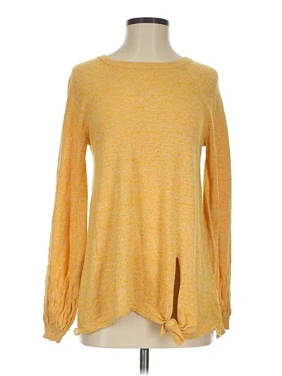 Pre-owned Lc Lauren Conrad Pullover Sweater In Yellow