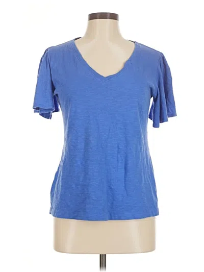 Pre-owned Lc Lauren Conrad Short Sleeve T-shirt In Blue