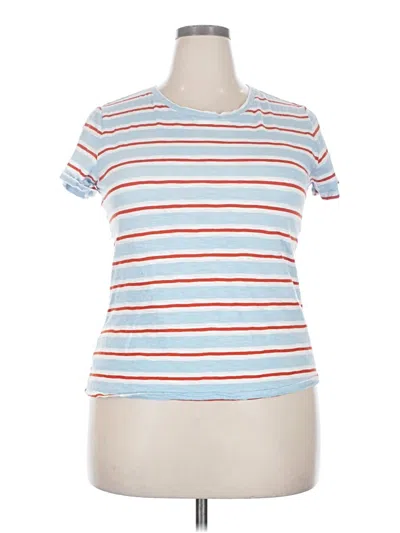 Pre-owned Lc Lauren Conrad Short Sleeve T-shirt In Blue