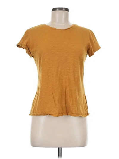 Pre-owned Lc Lauren Conrad Short Sleeve T-shirt In Brown