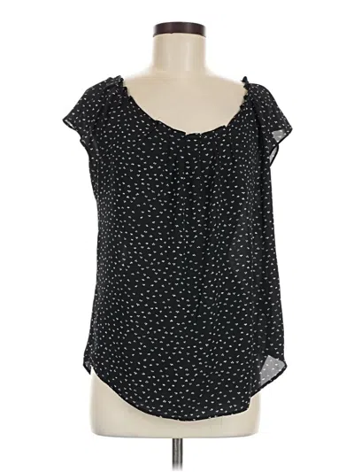 Pre-owned Lc Lauren Conrad Sleeveless Blouse In Black