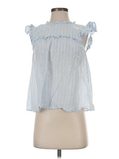 Pre-owned Lc Lauren Conrad Sleeveless Blouse In Blue