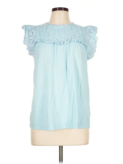 Pre-owned Lc Lauren Conrad Sleeveless Blouse In Blue