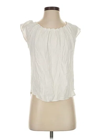 Pre-owned Lc Lauren Conrad Sleeveless Blouse In Ivory