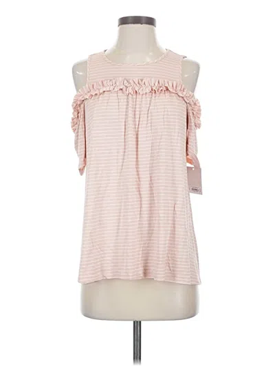 Pre-owned Lc Lauren Conrad Sleeveless Blouse In Pink