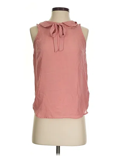 Pre-owned Lc Lauren Conrad Sleeveless Blouse In Pink